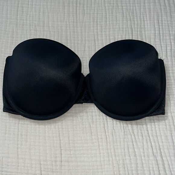 Ellen Tracy Lightly Lined Strapless Bra with underwire sz 38DD - Picture 2 of 6